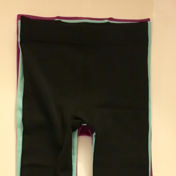 Turquoise Blue Footless Infant Leggings - Picture 6 of 7